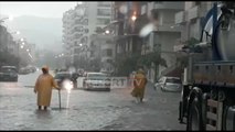 Report TV - Reshjet e dendura të shiut përmbytin Vlorën