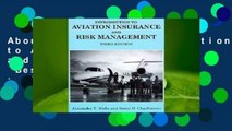 About For Books  Introduction to Aviation Insurance and Risk Management  Best Sellers Rank : #3