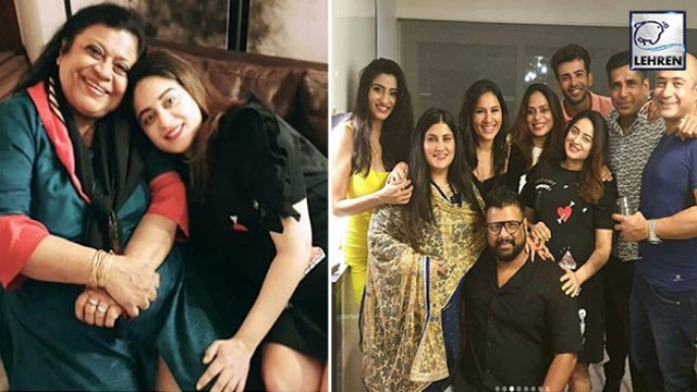 TV Actress Mahhi Vij Flaunts Her Baby Bump At Kanchi Kaul's Birthday Party