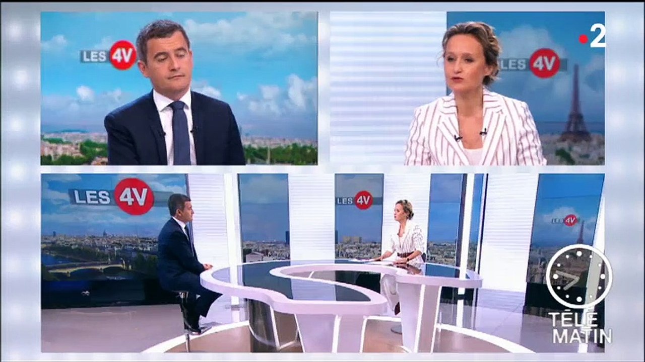 Gérald Darmanin tacle sévèrement Laurent Wauquiez ce matin sur France 2 face à Caroline Roux - Regardez