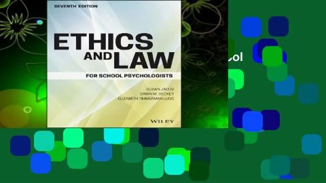 Full version Ethics and Law for School Psychologists For Kindle