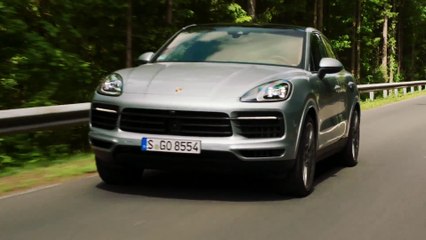 Porsche Cayenne S Coupé in Dolomite silver Driving Video