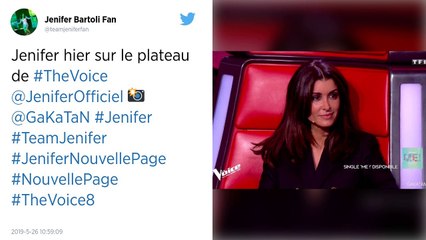 The Voice 8 : Le look de Jenifer fait tourner la tête des internautes !