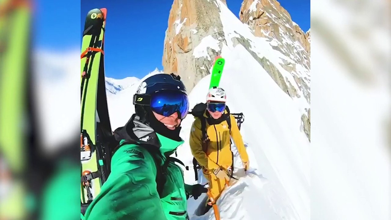 Steep skiing by Mathis Dumas & Leo Slemett