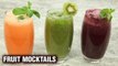 3 Refreshing Summer Mocktail Drink Recipes - 3 Types of Fruit Mocktails - Summer Special - Varun