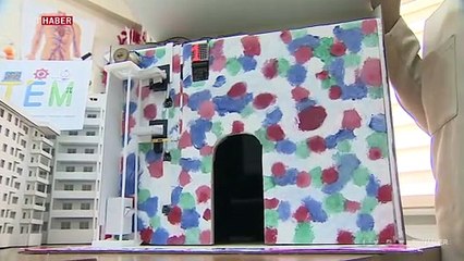 Öğrencilerin ekolojik asansör projesi TÜBİTAK'ta birinci oldu