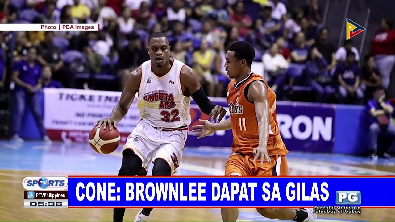 Cone: Brownlee dapat sa Gilas