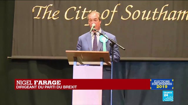 Élections européennes : Discours de Nigel Farage suite à sa victoire au Royaume-Uni