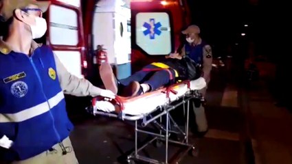 Motociclista fica ferido após bater em carro no Interlagos