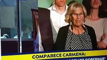 Corte de mangas en la sede del PP contra Manuela Carmena
