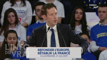 Européennes : François-Xavier Bellamy - L'Info du Vrai du 24/05 - CANAL+