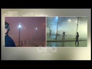 Policia hedh gaz lotsjellës, gazetarja e RTV Ora ndihet keq gjatë raportimit