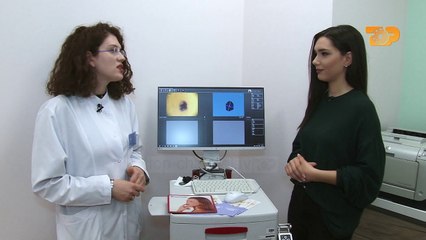 Diagnostikimi i nishaneve me "Dermatoskopin Fotofinder" në klinikën "Anassa" "E Diell" 14 prill 2019
