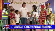 1st anniversary ng Peace 911 sa Davao, ipinagdiwang