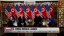 Trump, Abe show different views on N. Korea's short range missile launch