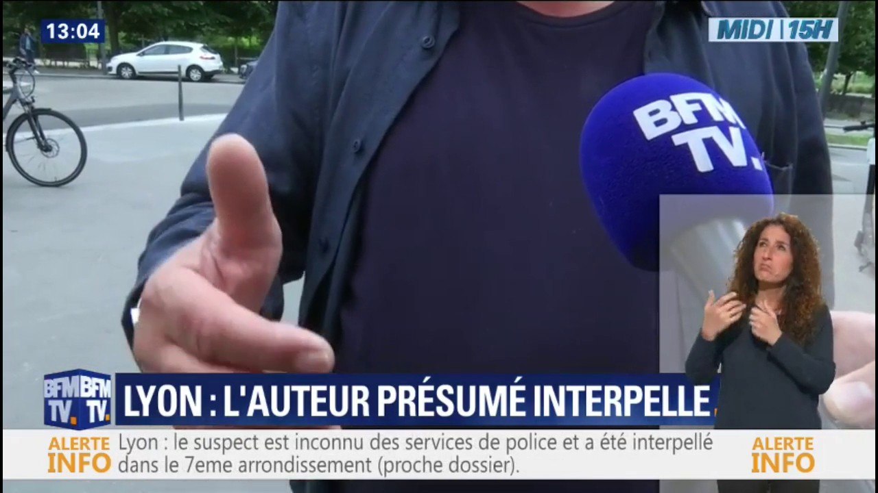 "Ils l'ont plaqué au sol." Un témoin raconte l'arrestation du suspect interpellé à Lyon