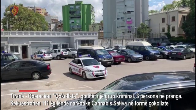 RTV Ora - Tiranë, sekuestrohen 111 kg kanabis çokollatë, 3 të arrestuar