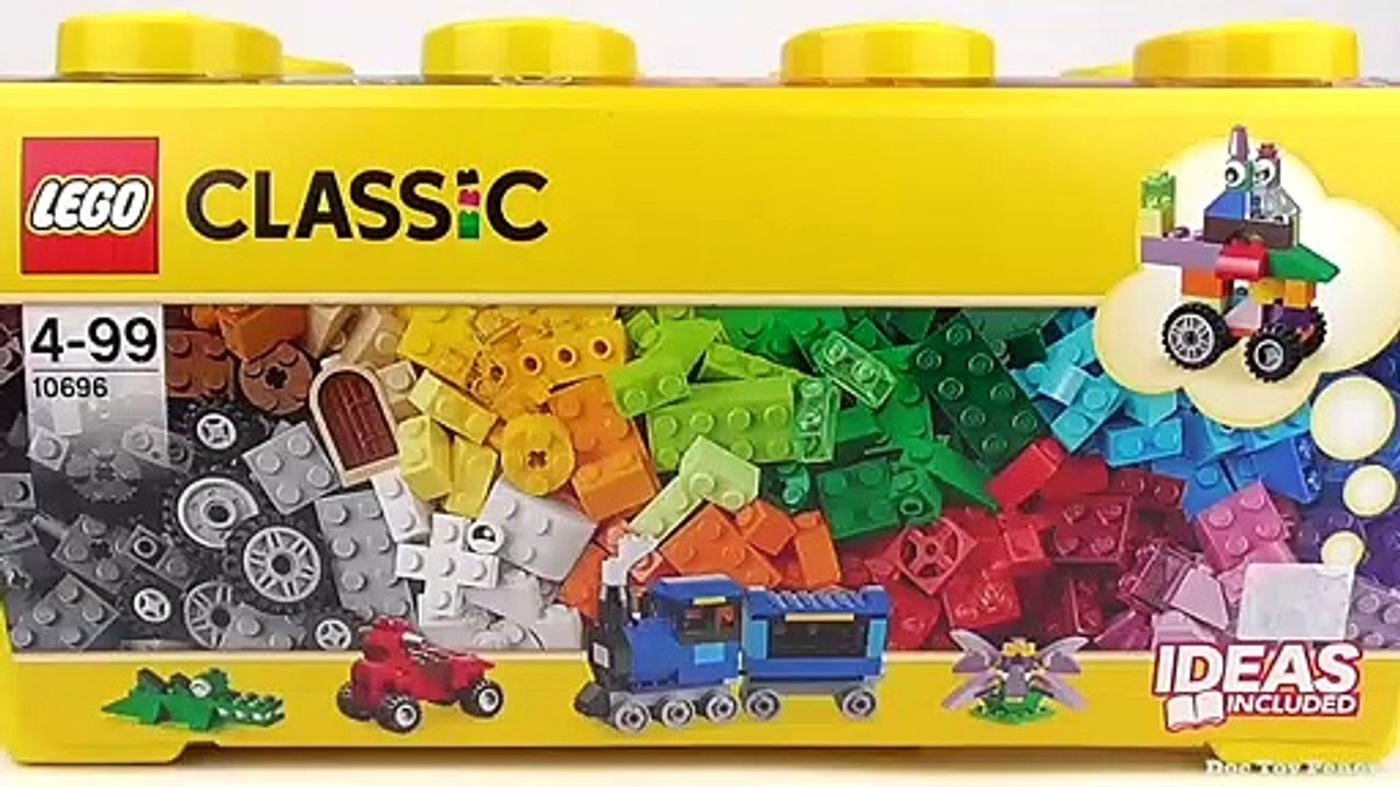 LEGO Classic Medium Creative Brick Box (10696) - Toy Unboxing and Building Ideas