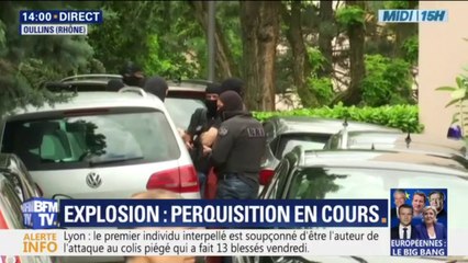 下载视频: Colis piégé à Lyon: une perquisition au domicile du principal suspect est en cours