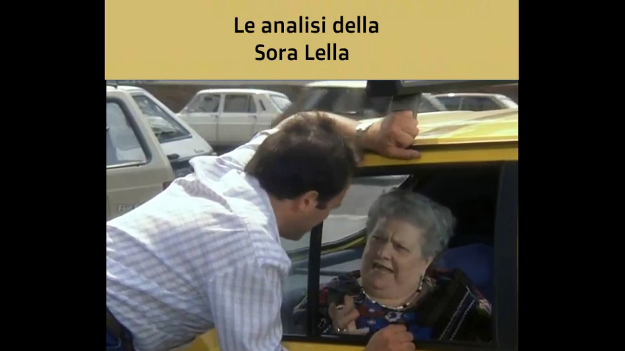 Il responso delle analisi della Sora Lella