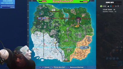 FORTBYTE 50 Accessible at night time inside mountain top castle ruins - Fortnite Season 9 Week 4