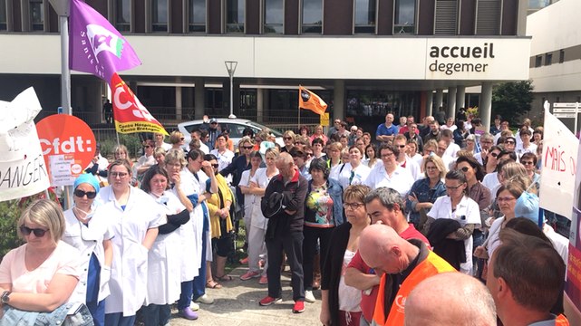 Plus de 200 manifestants contre le plan d’économies