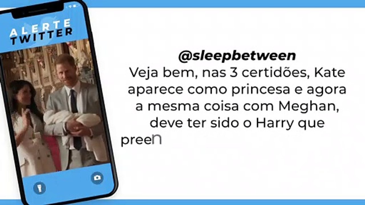 Bebê real: o documento que acaba com um mistério em torno de Archie
