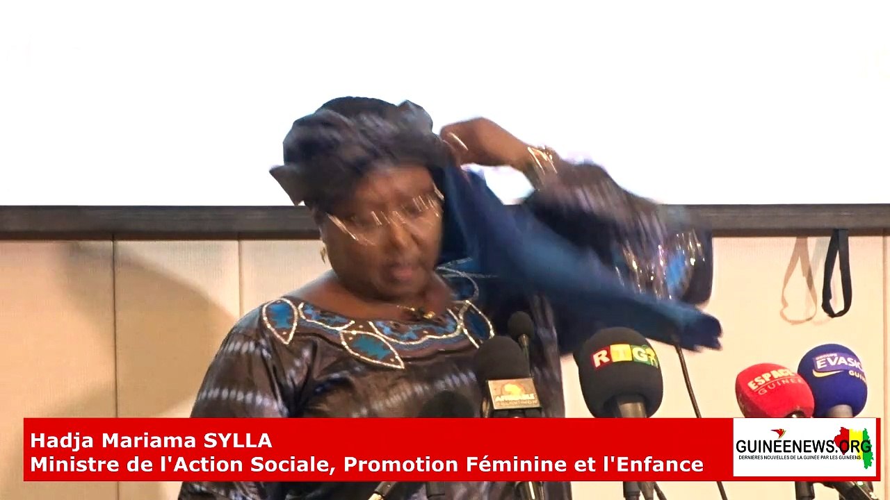 Hadja Mariama Sylla, Action Sociale fait l'état de lieu de son département et ses perspectives
