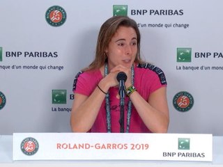 Roland-Garros - Cornet : "Je fais ce que je peux"