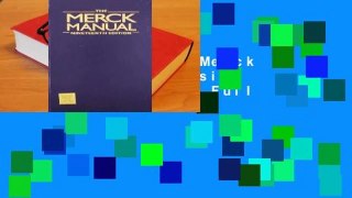 Full E-book The Merck Manual of Diagnosis and Therapy  For Full
