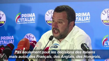 Pour Salvini, "les règles de l'Europe vont changer"