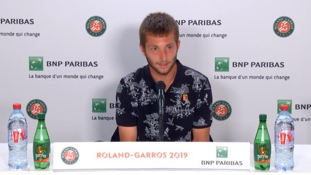 Roland-Garros - Moutet : Un match assez tendu