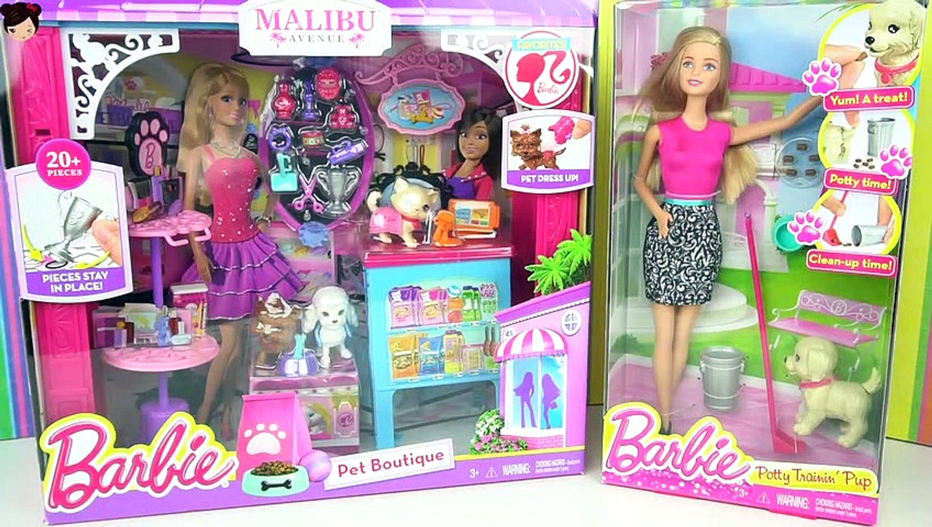 Las Bebes de Elsa y Anna Juegan en La tienda de Mascotas de Barbie Perrito  Popo - Vidéo Dailymotion