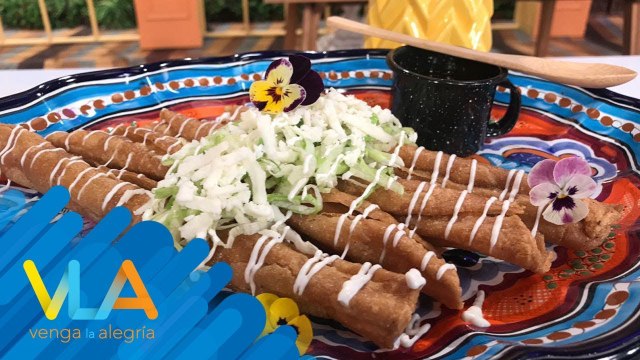 ¡Crujientes tacos dorados y borrachos de barbacoa! | Venga La Alegría