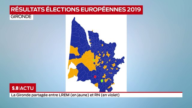 Résultats des élections européennes 2019 en Gironde et Nouvelle-Aquitaine