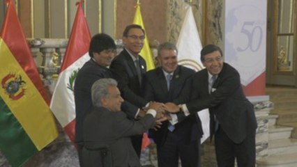 Comunidad Andina celebra 50 años con cumbre presidencial