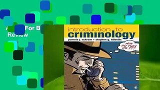 About For Books  Introduction to Criminology  Review