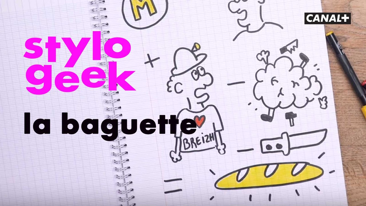 Pourquoi la baguette at-elle cette forme allongée ? La réponse avec le Stylo geek