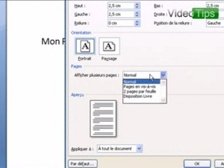 faire un Livre sous Word 2007