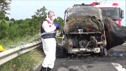 Yanan ambulanstaki 3 aylık bebek öldü (2)