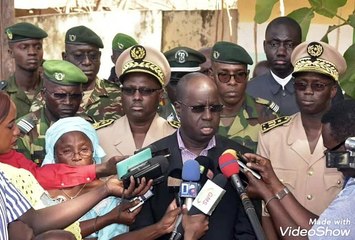 Le Ministre de l'Environnement et du Développement Durable Abdou Karim SALL en visite de travail à Ziguinchor