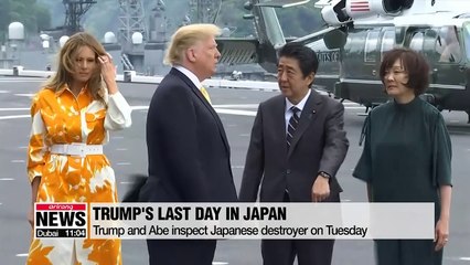 President Trump spends last day in Japan highlighting Washington-Tokyo alliance