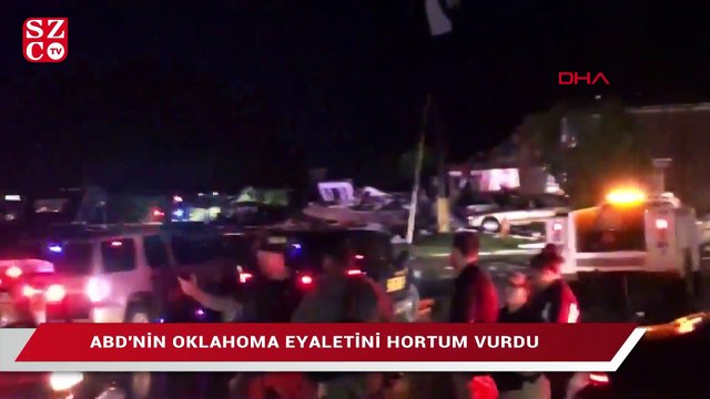 ABD'nin Oklahoma eyaletini hortum vurdu: 2 ölü