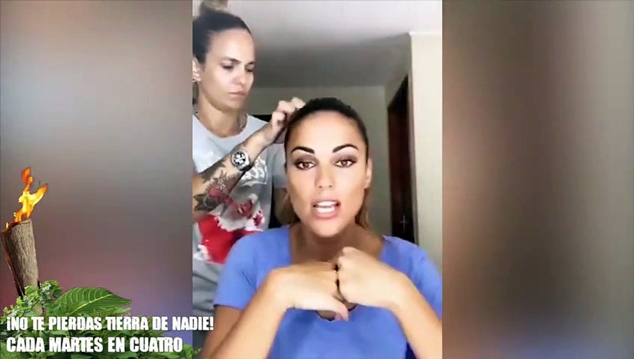 Lara Álvarez enseña la cabaña donde se prepara antes de las galas de 'Supervivientes'