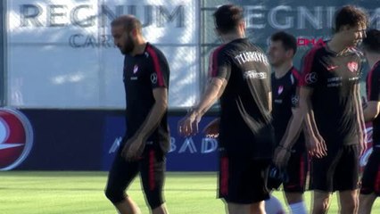 SPOR A Milliler Antalya kampında ilk antrenmanını yaptı