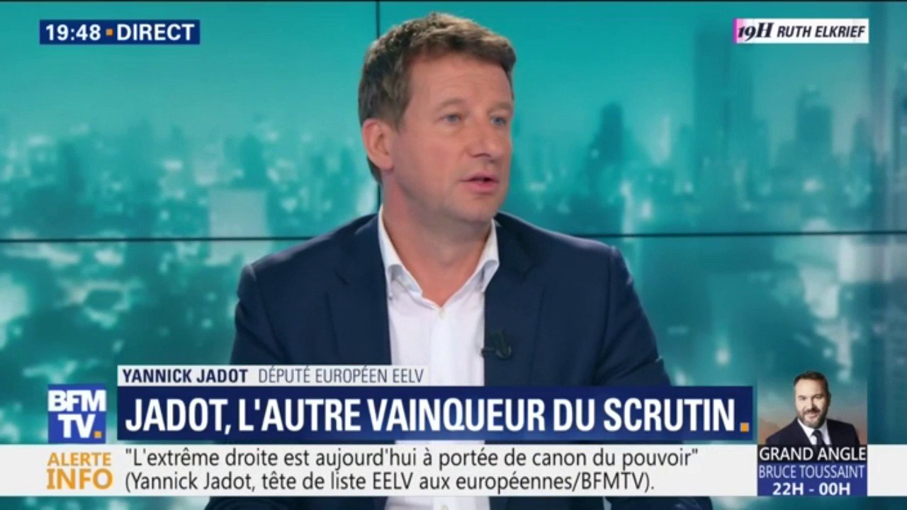Yannick Jadot veut "combattre l'extrême droite, non pas lors des échéances électorales, mais tous les jours"