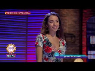 Sarah Bustani nos presenta las últimas tendencias de primavera | Sale el Sol