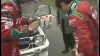 Carlos Sainz uses a Tree to stay in Rally: WRC Corsica 1998