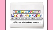 Notícias engraçadas: Médico que ajudou gêmeos a nascer... [Frases e Poemas]