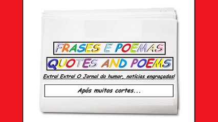 Notícias engraçadas: Após muitos cortes... [Frases e Poemas]